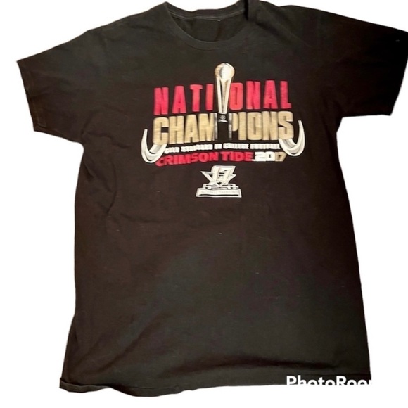 Other - CRIMSON TIDE National Champions 2017 large vintage t shirt Alabama Bama Pride